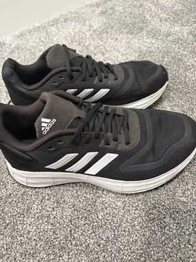 adidas Black and White Athletic Sneakers/ wore once bought for volleyball
